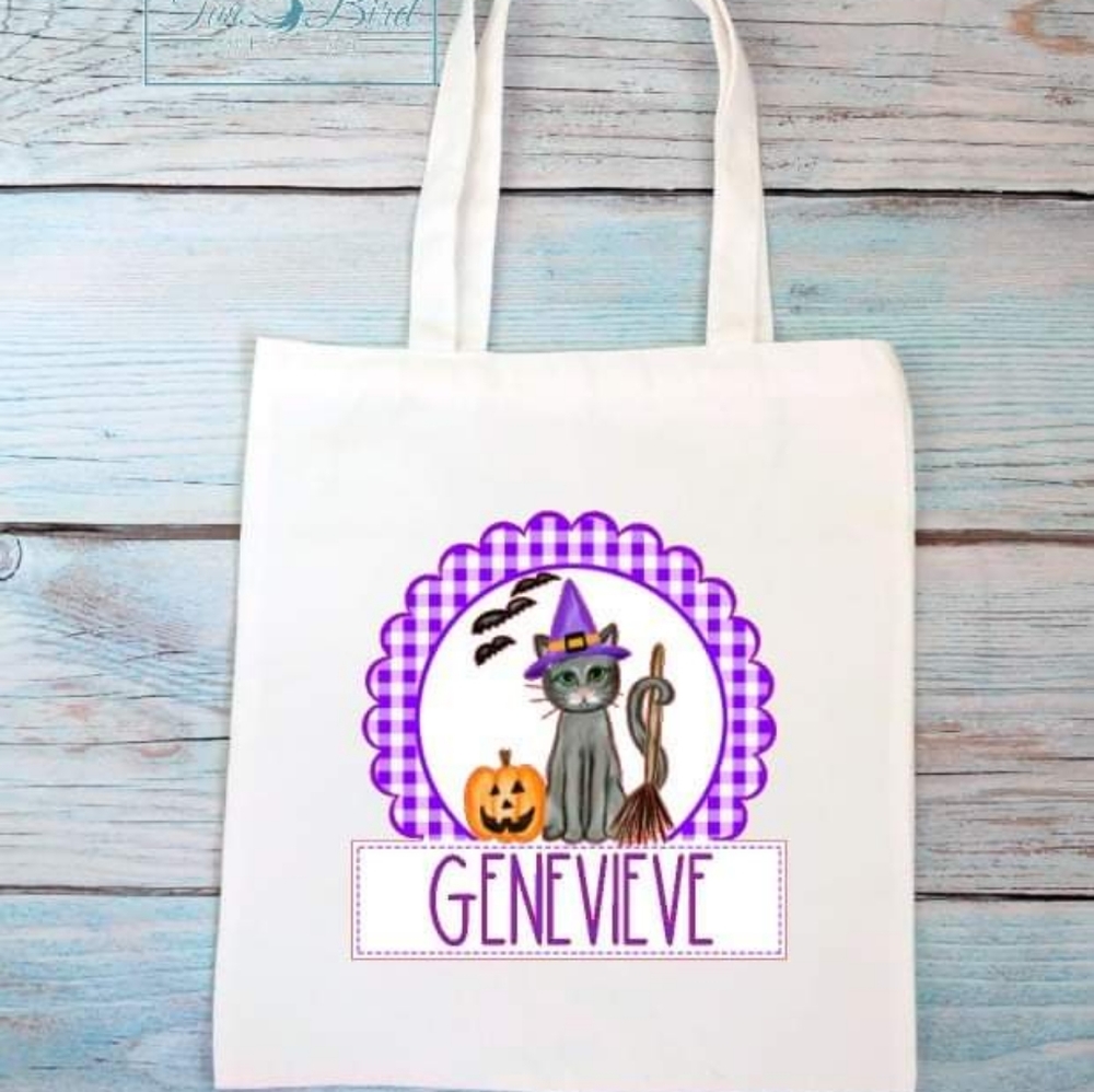 Custom Trick or Treat Totes